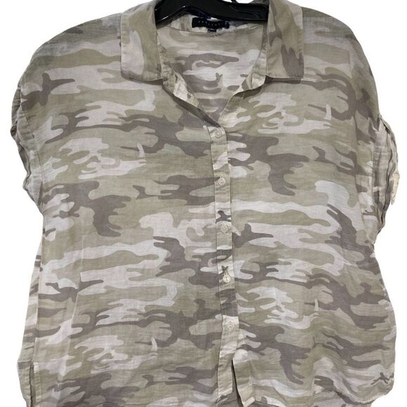 LIGHT CAMMO COLLARED SHIRT / SZ: XL - Picture 2 of 4